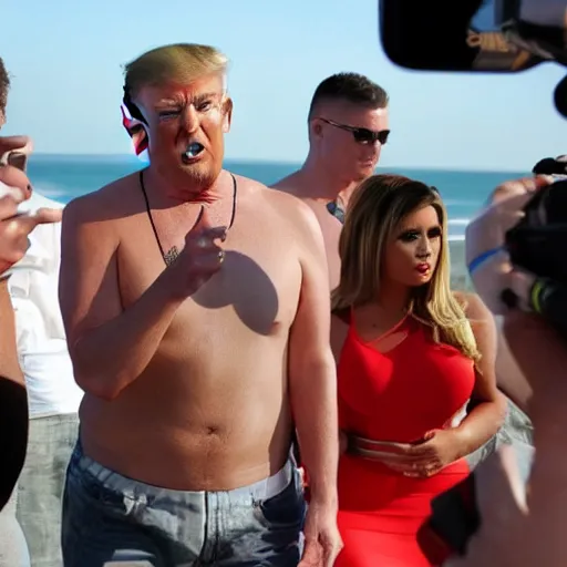 Image similar to donald trump in jersey shore