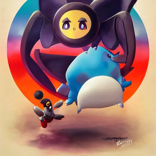 Prompt: pokemon burining, Pixar style, by Tristan Eaton Stanley Artgerm and Tom Bagshaw.