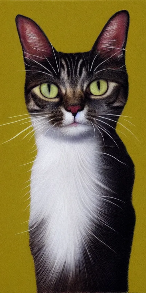 Image similar to smoothie the cat, hyper realistic portrait, cute