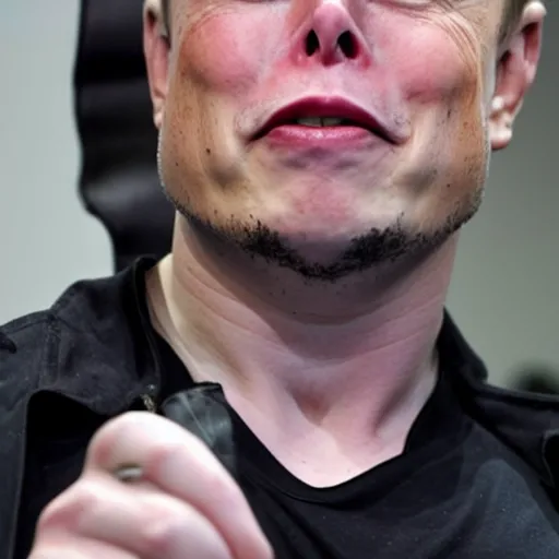 Prompt: Elon Musk swings a yo-yo