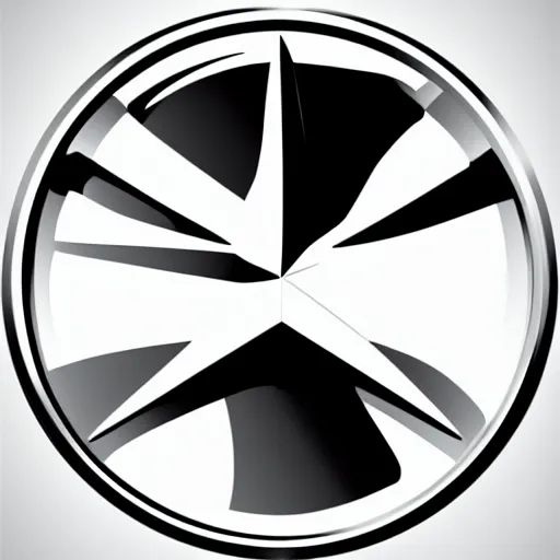 Image similar to Mercedes logo, vector graphics