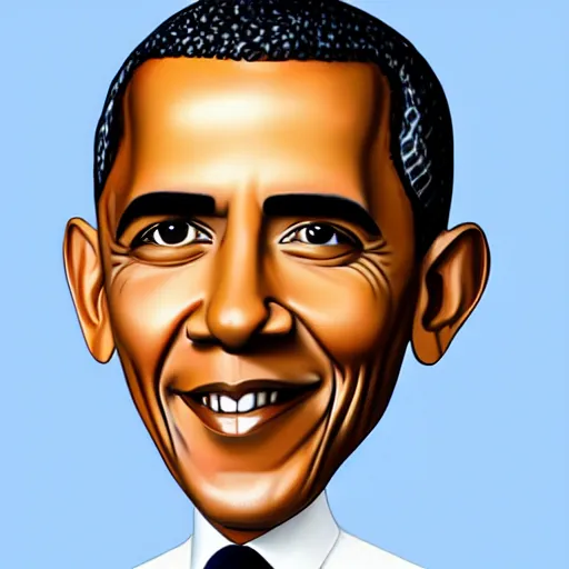 Image similar to bobblehead of Obama, 4k picture