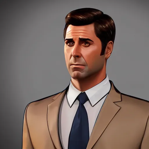 Image similar to A highly detailed award winning masterpiece portrait of Sterling Archer, ultra realistic, artstation, 4k