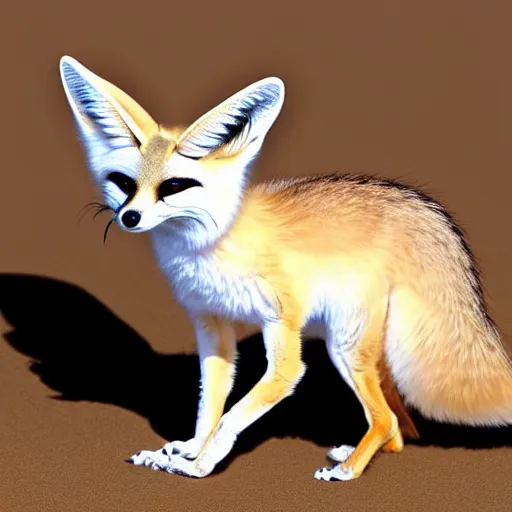 Prompt: a fennec fox animal