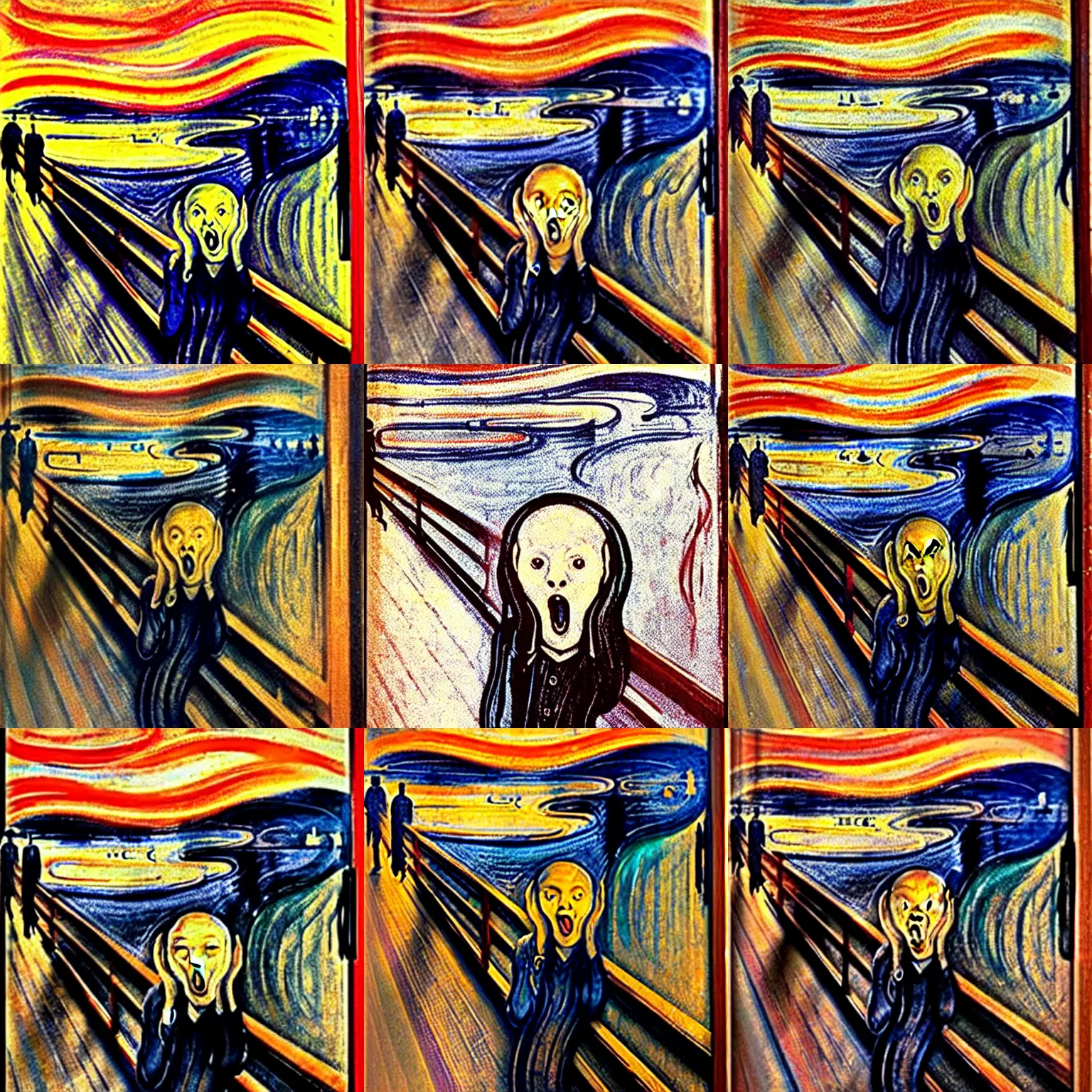 Prompt: The Scream by Leonardo da Vinci