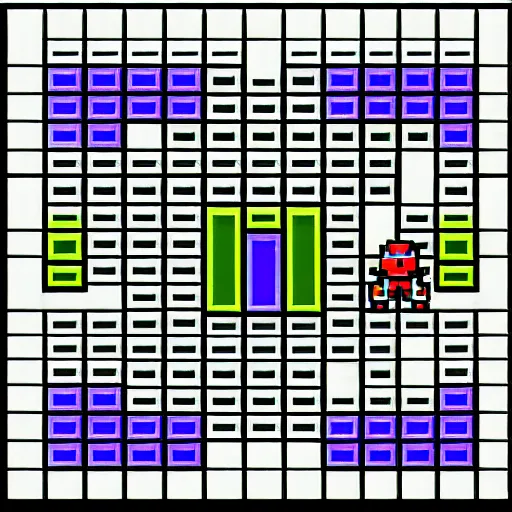 clean pixel art hedgehog 32x32 retro 8-bit computer