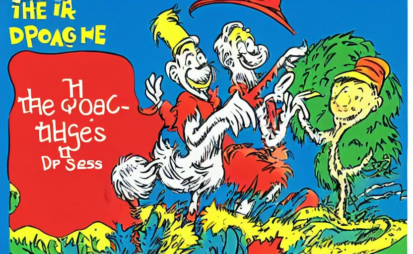 Image similar to oh the places you'll go by dr seuss