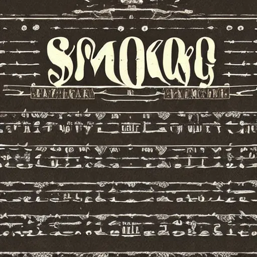 Prompt: smoking hot typeface