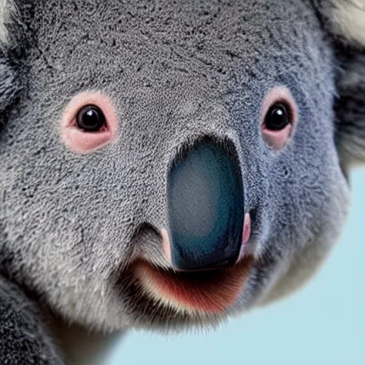 Prompt: a very cute koala skydiver, photorealistic digital art, hyper detailed