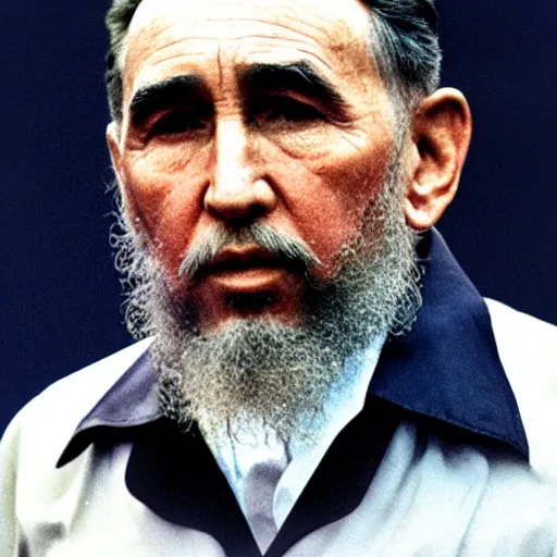Prompt: award - winning promotional close - up photograph of fidel castro wearing a tight gymnastics uniform, olympics, 8 k, 4 k, high quality, hyperdetailed
