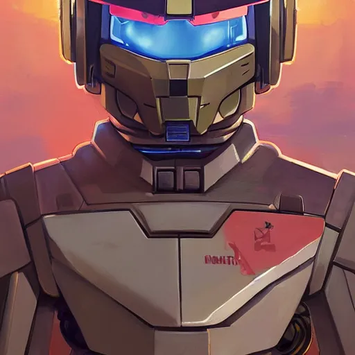 Prompt: portrait of master chief gundam pilot, with an intricate, detailed, urban inspired hiphop afro futuristic helmet, vector behance hd jesper ejsing, rhads, makoto shinkai, lois van baarle, ilya kuvshinov, rossdraws, hd, 3 2 k, ilya kuvshinov, gustav klimt