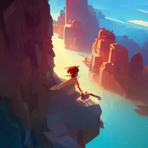 Image similar to hero world rockoa €™ s modern life, behance hd by jesper ejsing, by rhads, makoto shinkai and lois van baarle, ilya kuvshinov, rossdraws global illumination