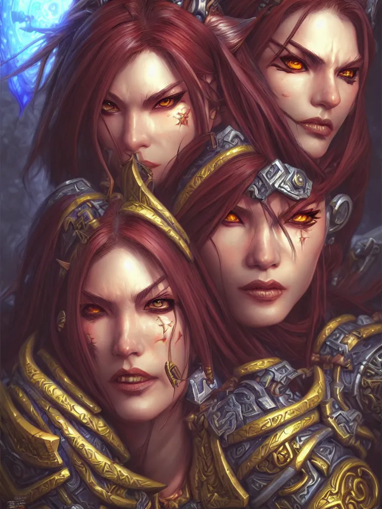 Prompt: World of Warcraft legendary rogue character portrait drawn by Katsuhiro Otomo, photorealistic style, intricate detailed oil painting, detailed illustration, oil painting, painterly feeling, centric composition singular character