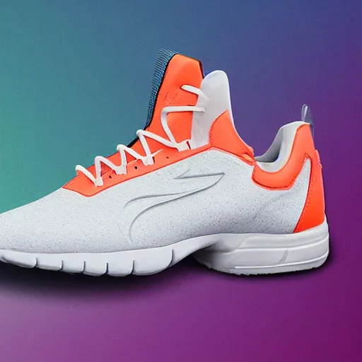 Image similar to sport sneaker on gradient background