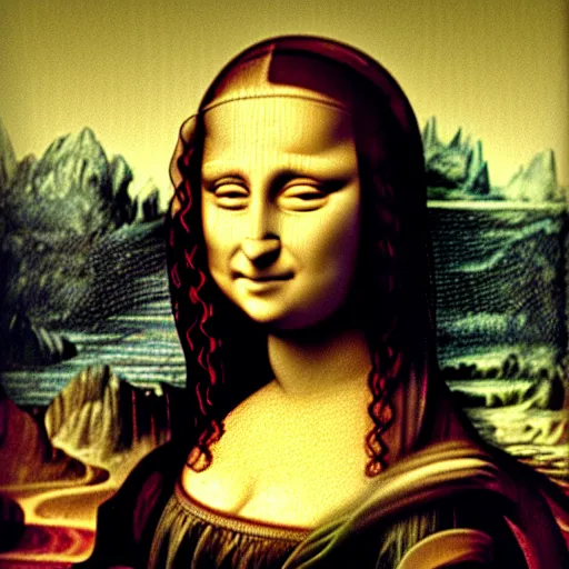 Prompt: the mona lisa, by pablo picasso