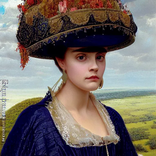 Image similar to a portrait painting of Cara Delevingne without makeup, she has thin eyebrows by Edmund blair leighton