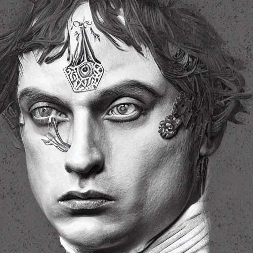 Image similar to an extremely psychedelic portrait of orban viktor as napoleon, surreal, lsd, face, detailed, intricate, elegant, lithe, highly detailed, digital painting, artstation, concept art, smooth, sharp focus, illustration,