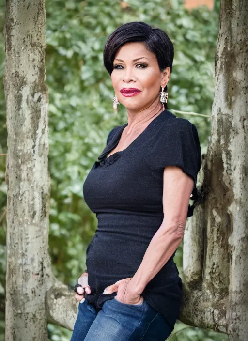 Prompt: dslr photo fashion portrait still of 5 1 year old age 5 1 selena at age 5 1!!!, 8 5 mm f 1. 8