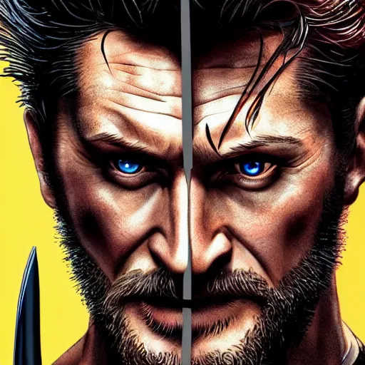 Image similar to tom hardy as wolverine from x - men digital art 4 k detailed super realistic