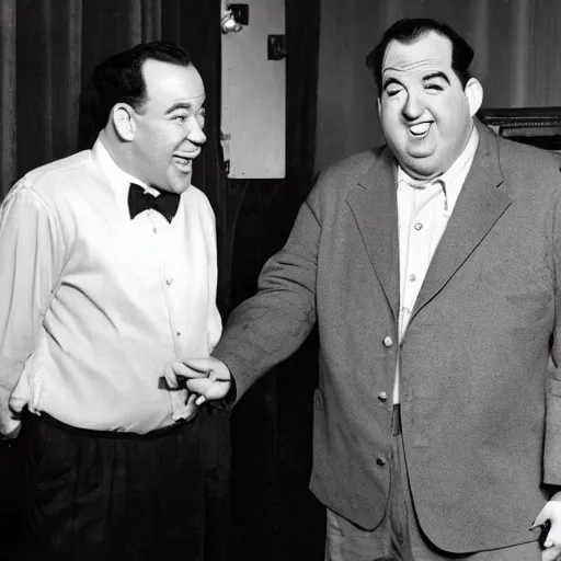 Image similar to Abbott and Costello meet Gilbert Gottfried