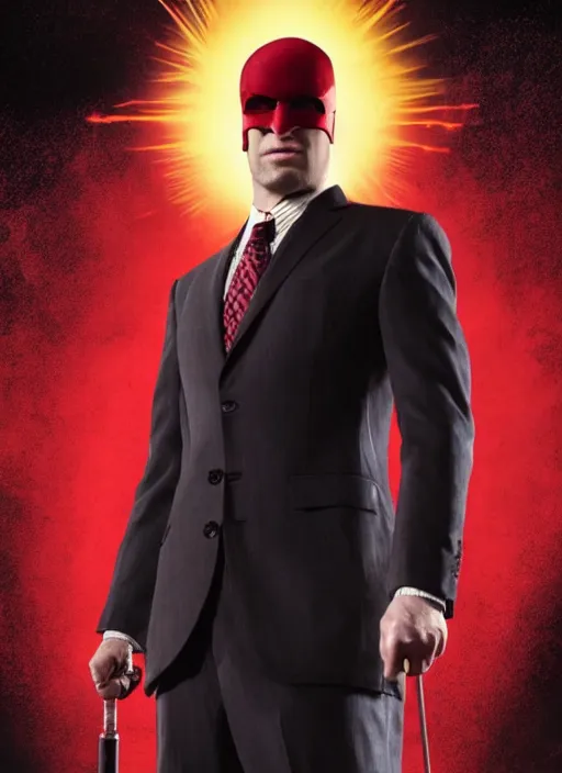 Image similar to Saul Goodman as Daredevil