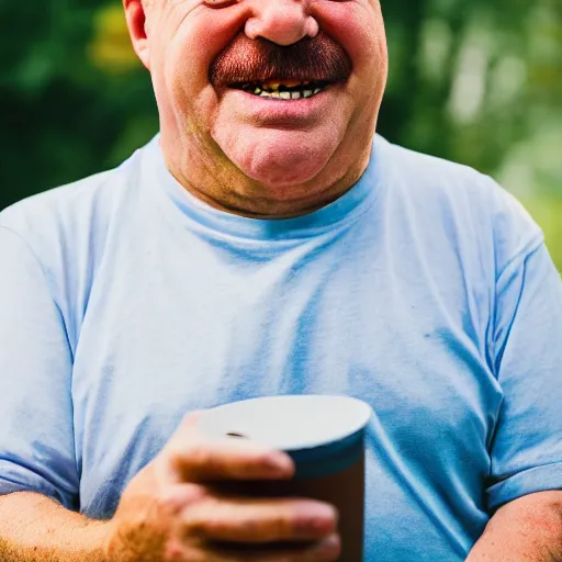 Image similar to portrait photo still of real life homer simpson, 8 k, 8 5 mm f 1. 8,