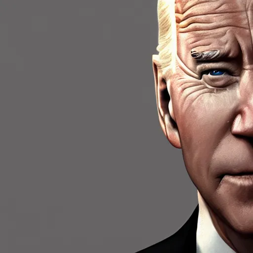 Image similar to joe biden as james bond, hyper realistic, amazing detail digital art, cgsociety, artstation