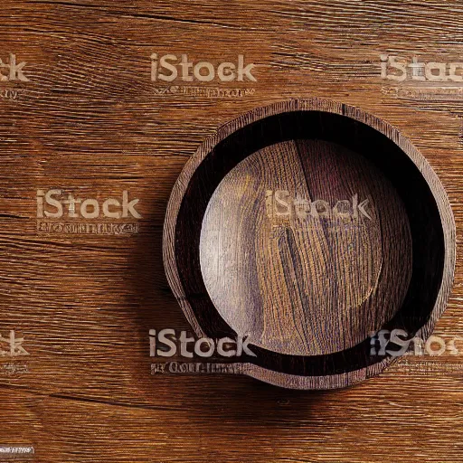 Prompt: wooden bowl, side view, sawblade, vector art