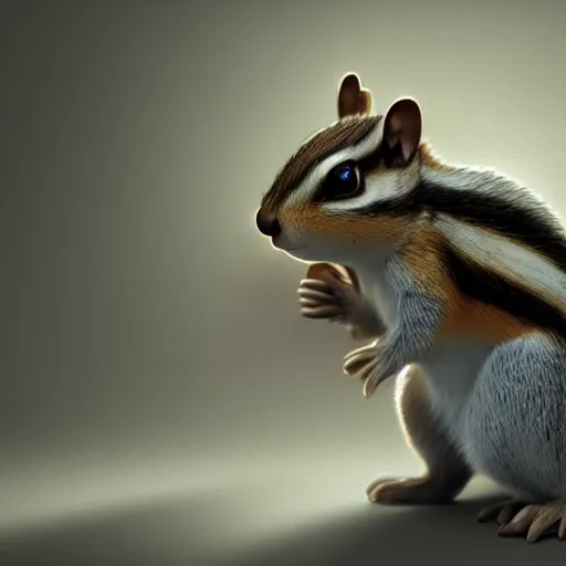 Prompt: chipmunk as squirtle, painterly concept art in octane 3 5 mm photo dramatic lighting by monge rutkowski