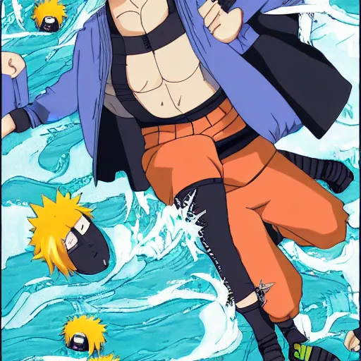 Digital Drawing Anime Poster Naruto - Digital Drowing Anime Art