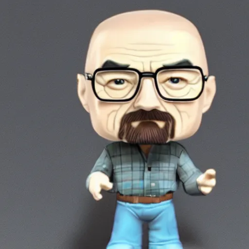 Image similar to walter white funko pop realistic photo