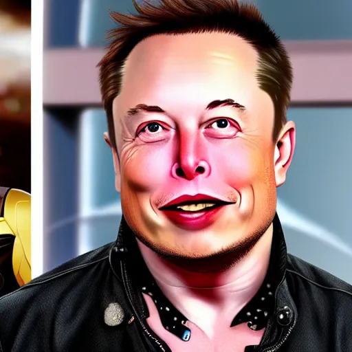 Image similar to elon musk as a disney character