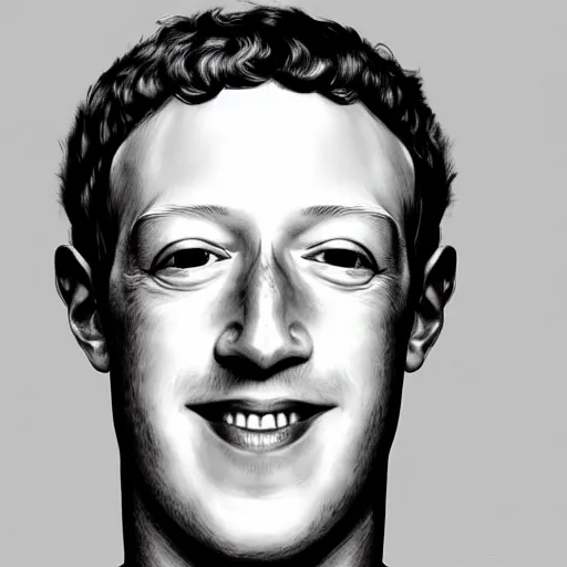 Image similar to mark zuckerberg by Keith Thompson