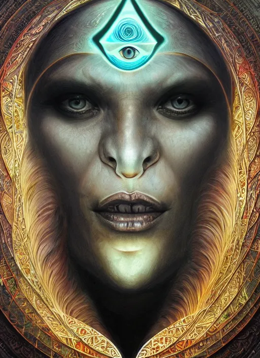 Image similar to all seeing eye god deity, shamanic poster lsd art, intricate, elegant, highly detailed, centered, digital painting, artstation, concept art, smooth, sharp focus, illustration, artgerm, tomasz alen kopera, peter mohrbacher, donato giancola, joseph christian leyendecker, wlop, frank frazetta