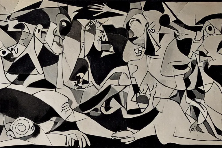 Image similar to guernica