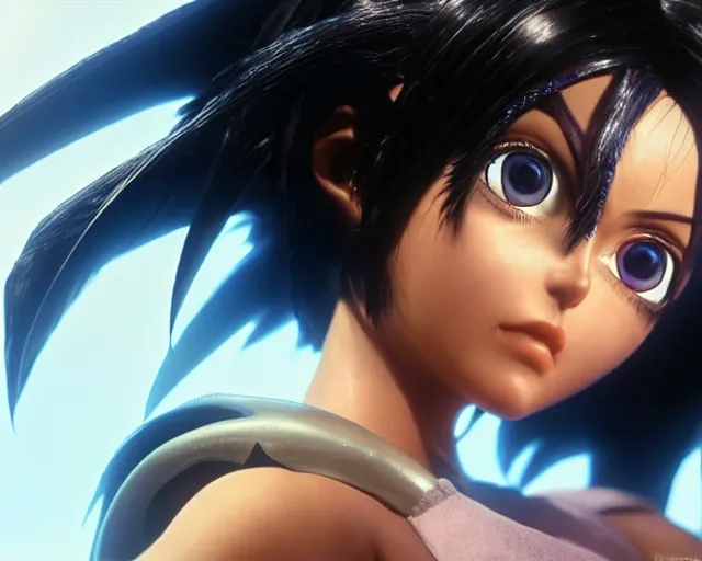 Prompt: a beautiful close - up of battle angel alita, photorealistic, lifelike portrait, octane engine, cinematic lighting, high detail, high resolution