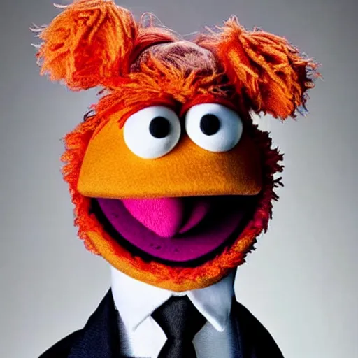 Image similar to studio portrait still of muppet!!!!! pope!!!!!! as a muppet muppet as a muppet, 8 k, studio lighting, key light,