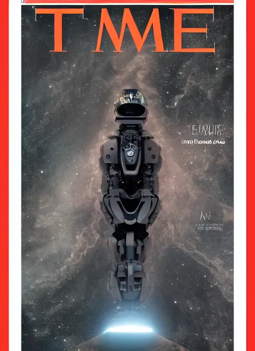 Prompt: TIME magazine cover, the coming AI singularity, 4k, ilm