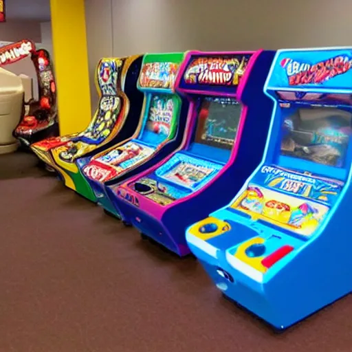 Image similar to a sega genesis shaped arcade