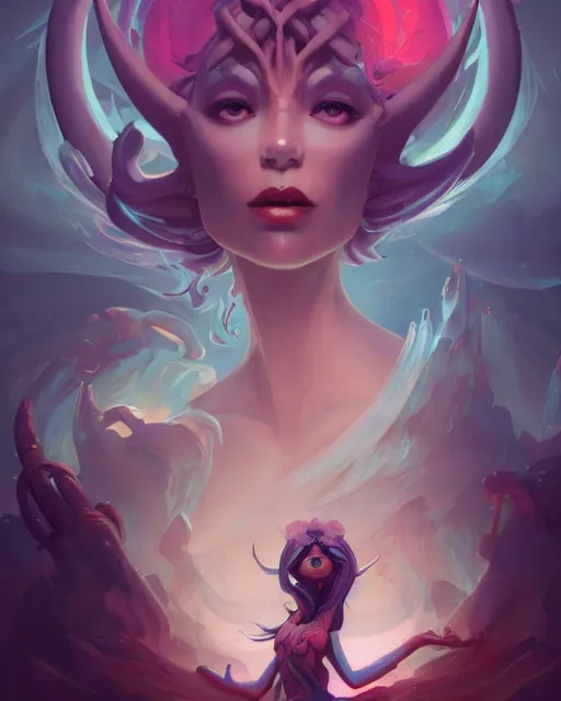 Prompt: Illil MÚSECA by pete mohrbacher and artgerm and wlop, digital art, highly detailed, intricate, fantasy, mystical, sharp focus, Trending on Artstation HQ, deviantart, unreal engine 5, 4K UHD image