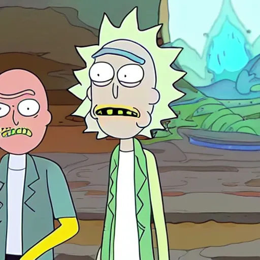 Prompt: live action rick and morty, photorealistic, highly detailed