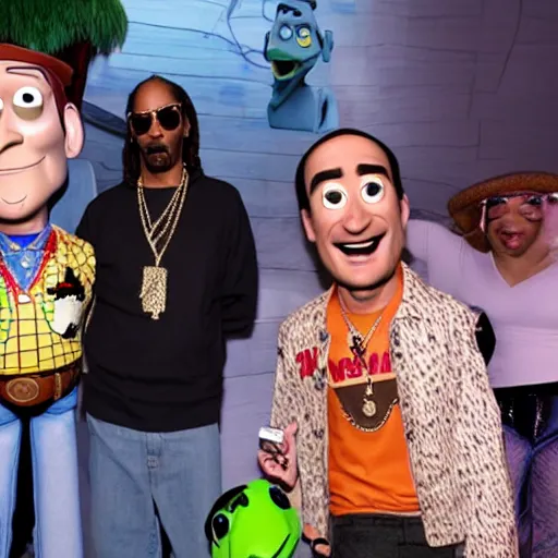 Image similar to snoop dogg in pixar's toy story