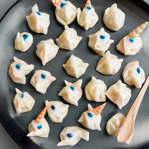 Prompt: Unicorn dumplings