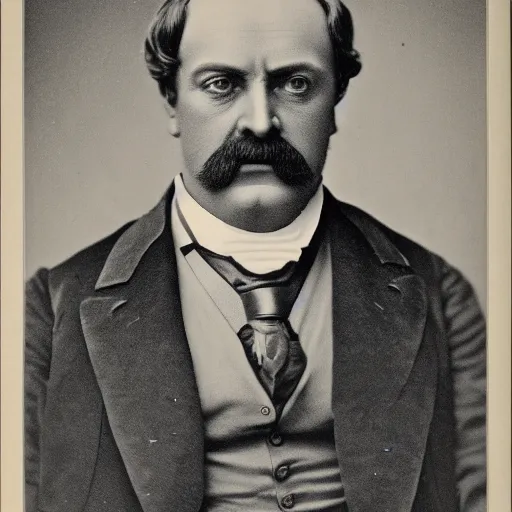 Image similar to portrait of a victorian british politician, male, victorian, detailed face, cinematic lighting, highly detailed, photograph by elliott & fry