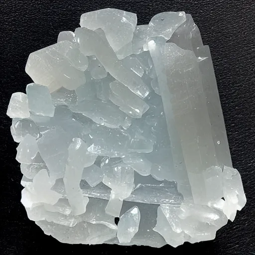 Prompt: raw clear quartz crystal natural formation