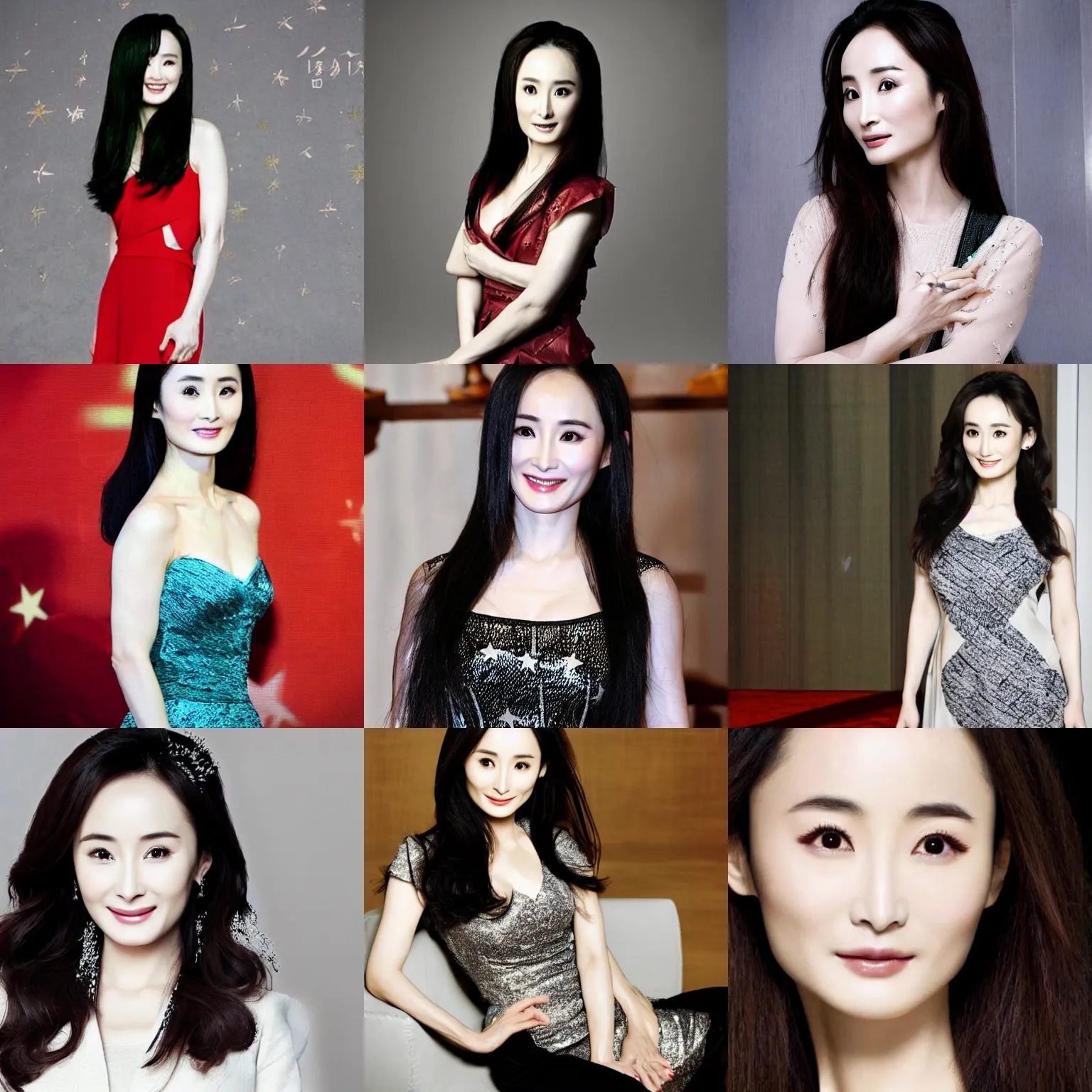 Prompt: Chinese star Yang Mi.