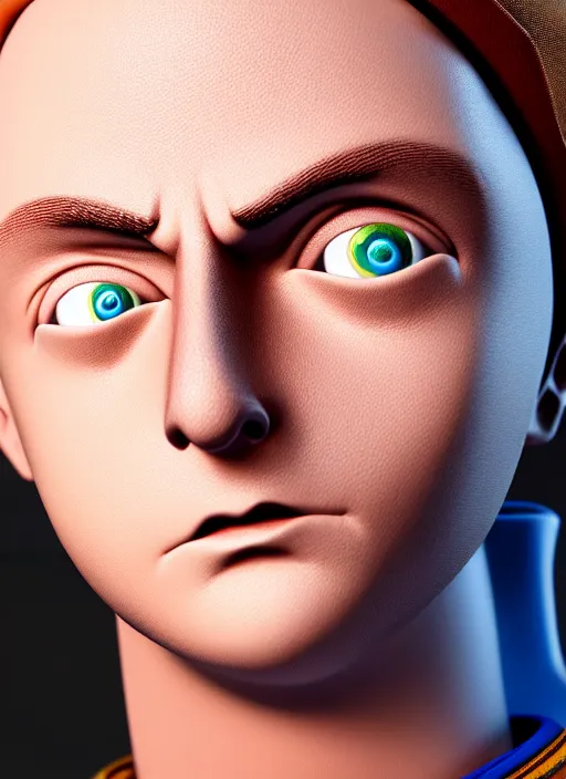 Prompt: young morty from rick and morty closeup photograph dslr photorealistic, studio lighting, ektachrome, detailed, intricate, face detail