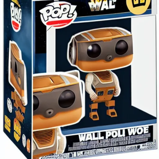 Image similar to Wall-E Funko Pop with package