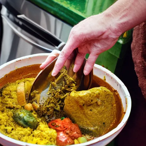 Image similar to Shrek making a moroccan tagine