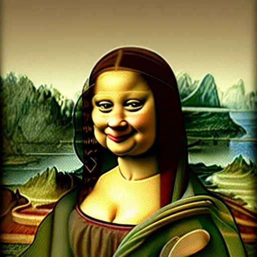 Image similar to Miss Piggy as the Mona Lisa painting by Leonardo da Vinci, ultra detailed, 8k ultrarealistic